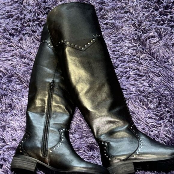 Aerosols West Side leather studded boots - Picture 4 of 15